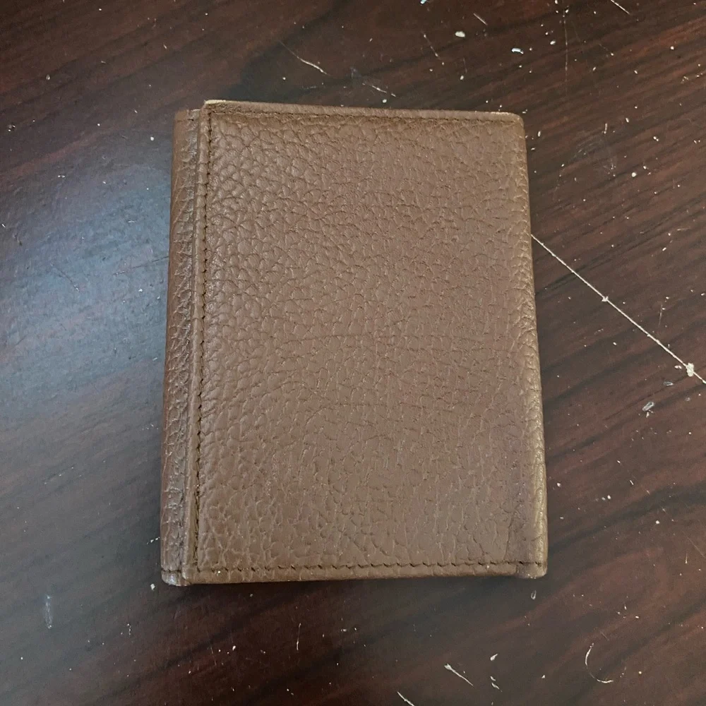 Avalon Tan Leather Money Clip